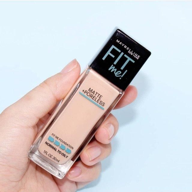 Kem Nền Kiềm Dầu, Cho Lớp Nền Mịn Lì Tự Nhiên Maybelline Fit Me Matte Poreless Foundation hình ảnh 2
