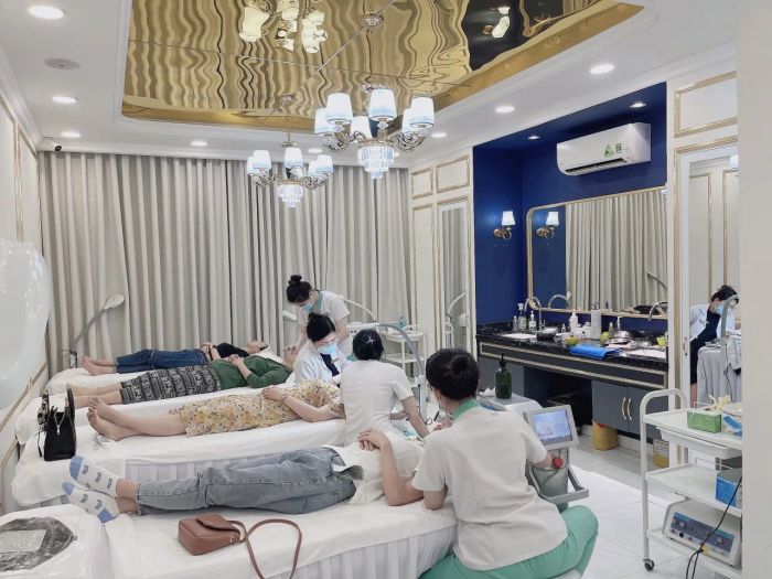 Hình ảnh thực tế quy trình giảm béo dưỡng sinh tại Viện Thẩm Mỹ Quốc Tế Hoa Kỳ