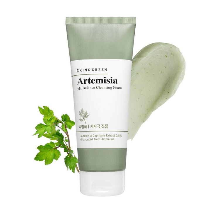 Sữa rửa mặt ngải cứu Bring Green Artemisia pH Balance Cleansing Foam - Hình ảnh 2