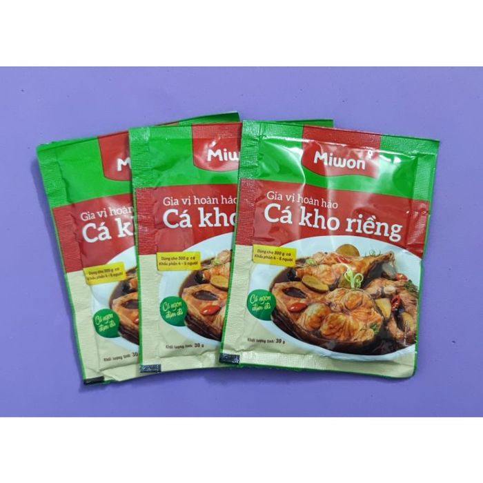 Gia Vị Hoàn Hảo Cá Kho Riềng Miwon - Hình Ảnh 1