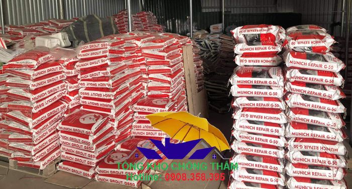 MUNICH GROUT G650 - Vữa rót gốc xi măng không co ngót (Hình ảnh 2)