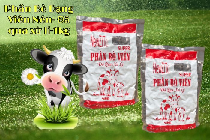 Hình ảnh sản phẩm Phân Bò Ép Viên NewZita Super