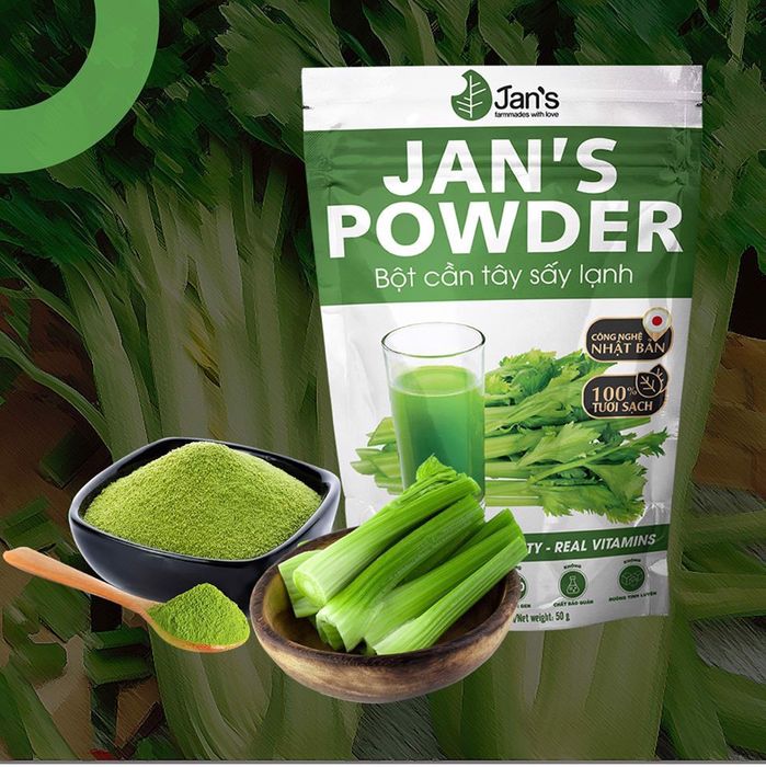 Bột Cần Tây Sấy Lạnh Jan’s Powder ảnh 2