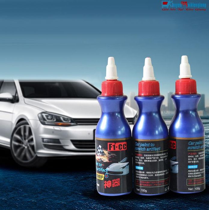 Hình ảnh minh họa kem F1-CC - giải pháp hoàn hảo xử lý vết trầy xước, mang lại vẻ ngoài sáng bóng cho phương tiện của bạn.