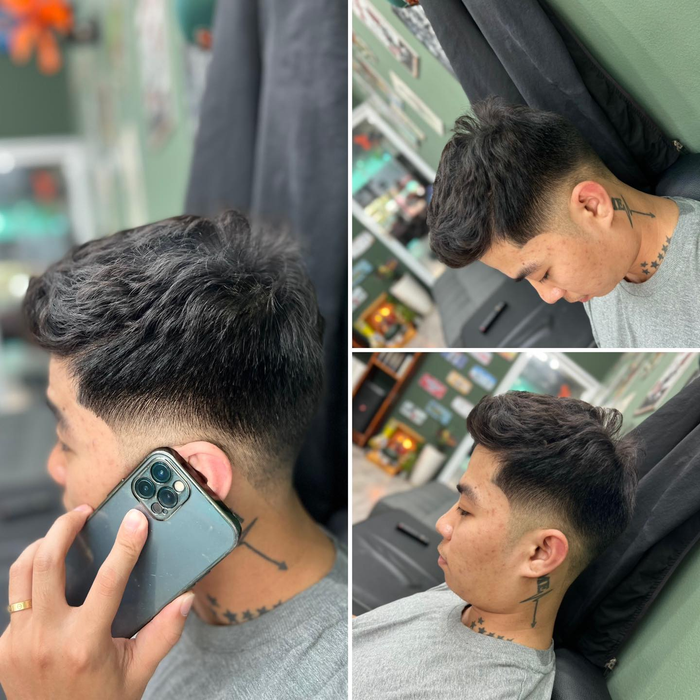 Nghệ thuật cắt tóc đỉnh cao tại Kiệt Barber Shop