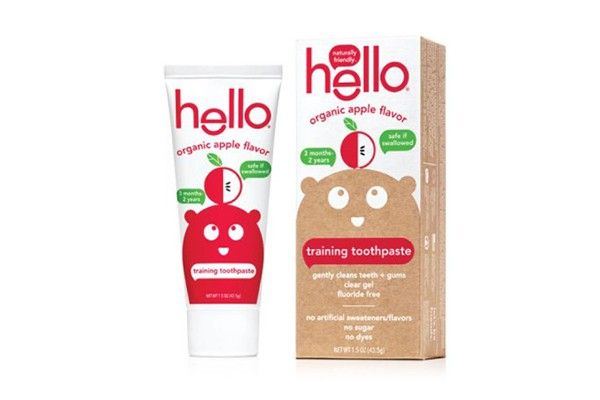 Hình ảnh thực tế kem đánh răng Hello Organic cho trẻ nhỏ