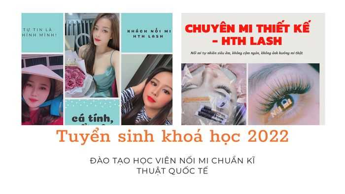 Hình ảnh thực tế lớp học tại HTH Lash