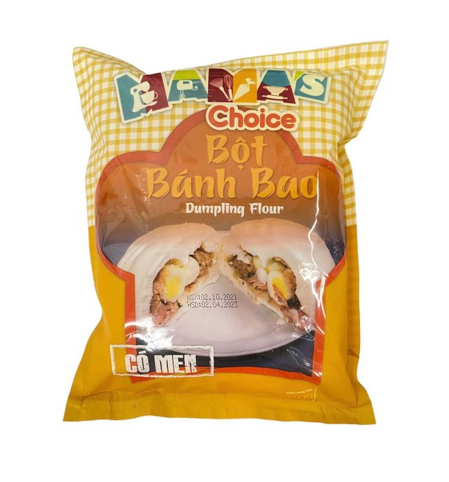 Hình ảnh thực tế bột bánh bao Mama's Choice đạt chuẩn chất lượng