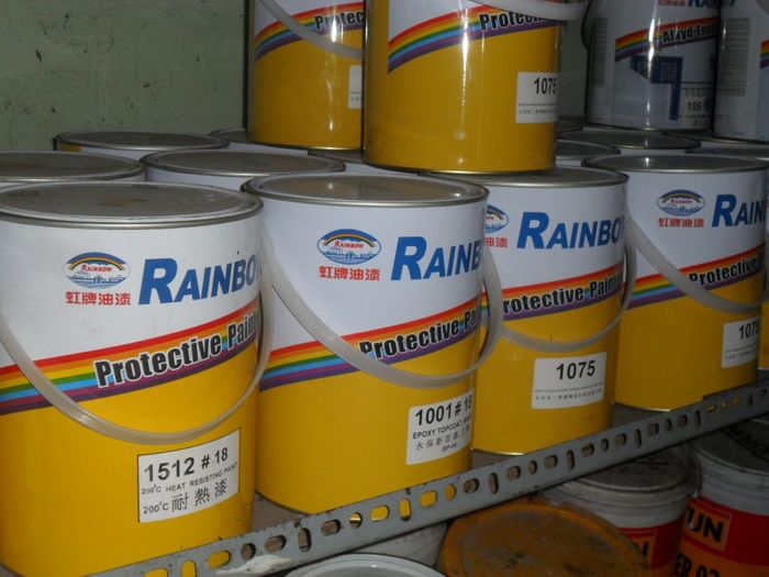 Hình ảnh minh họa Sơn PU Rainbow ứng dụng trên gỗ