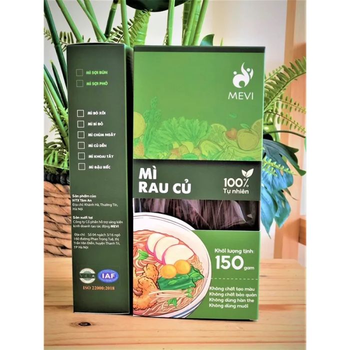 Hình ảnh thực tế Mì Rau Củ MEVI - Bữa ăn xanh cho cả gia đình