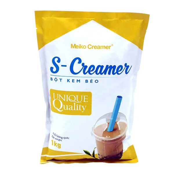 Bột kem sữa S-Creamer - Minh họa sống động về nguyên liệu vàng cho trà sữa