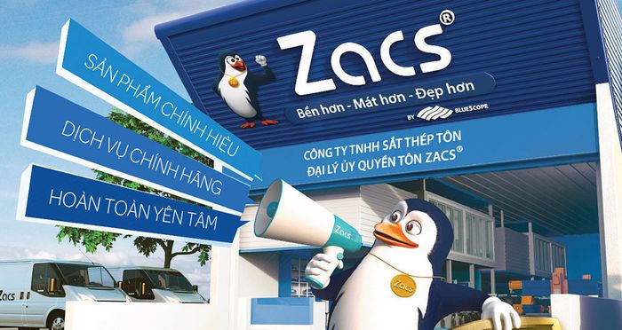 Tôn Zacs Bluescope - Vẻ đẹp bền vững theo thời gian
