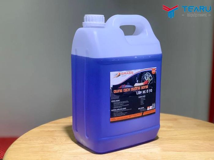 Hình ảnh minh họa hiệu quả làm bóng của dung dịch Grass L-03