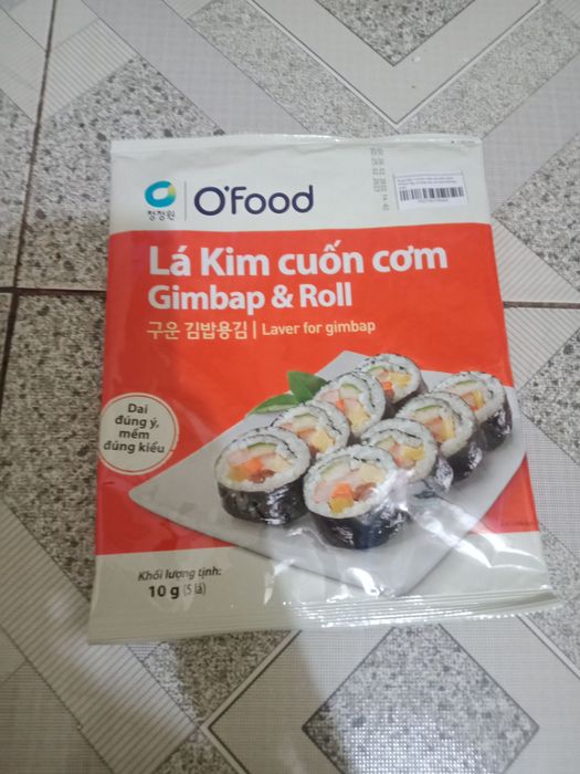 Ảnh minh họa Lá kim cuộn cơm O'food 1