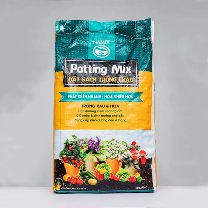 Bao bì sản phẩm đất Potting Mix 20dm3