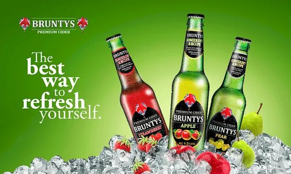 Hình ảnh BRUNTYS CIDER - Bia táo cao cấp