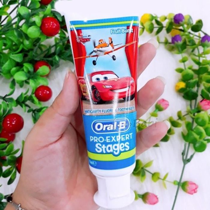 Hình ảnh chi tiết kem đánh răng trẻ em Oral-B Pro Expert Stages