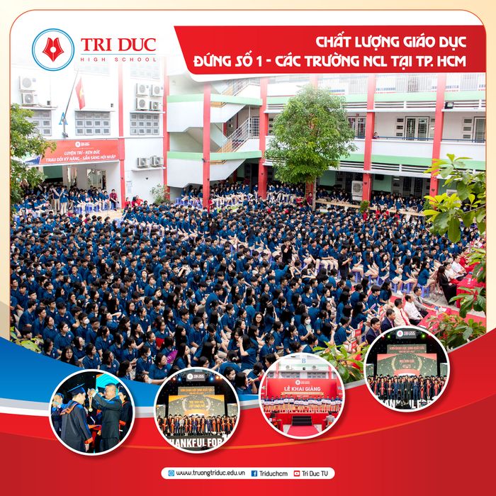 Cơ sở vật chất hiện đại tại Trường THCS & THPT Trí Đức