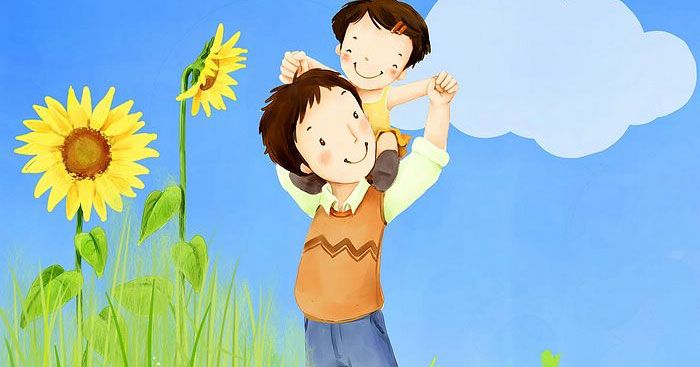Ảnh minh họa: Hình ảnh cha và con (Nguồn: Internet)