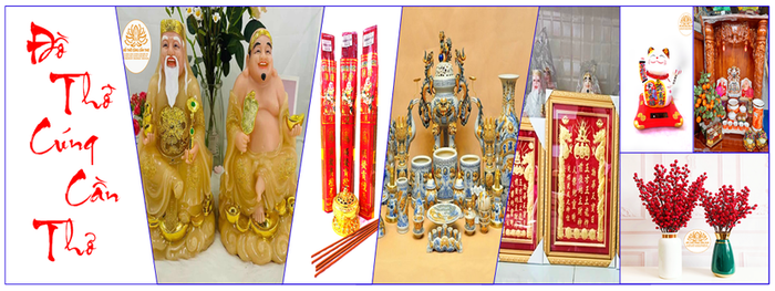 Không gian trưng bày ấn tượng tại Đồ Thờ Cúng Cần Thơ