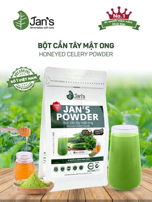 Bột Cần Tây Sấy Lạnh Jan’s Powder ảnh 1