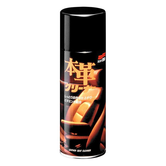 Hình ảnh minh họa hiệu quả làm sạch của Soft99 Leather Seat Cleaner