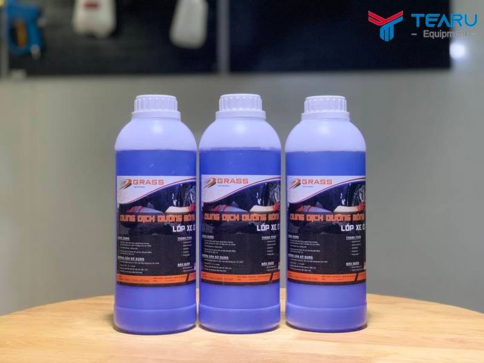 Hình ảnh thực tế dưỡng chất phục hồi lốp Grass L-03