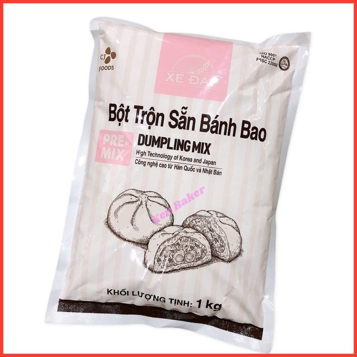 Hình ảnh minh họa bột bánh bao Xe Đạp CJ