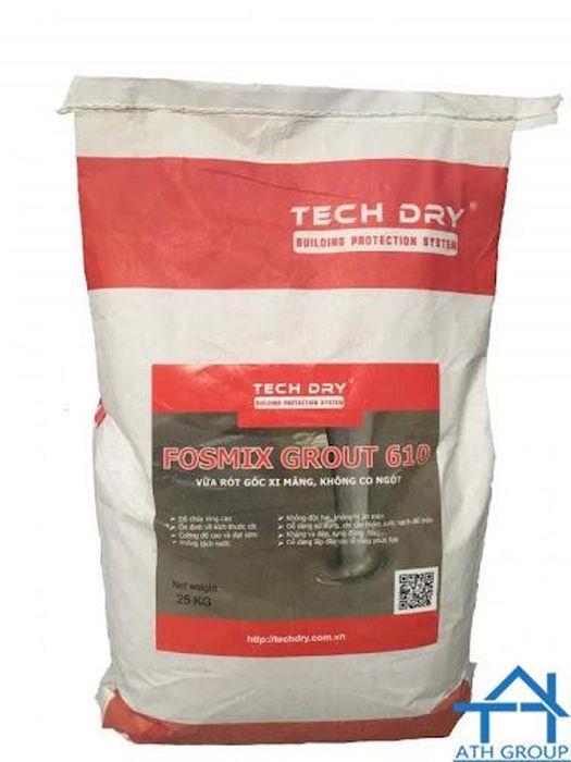 Fosmix Grout 610 - Vữa không co ngót cao cấp (Hình ảnh minh họa)