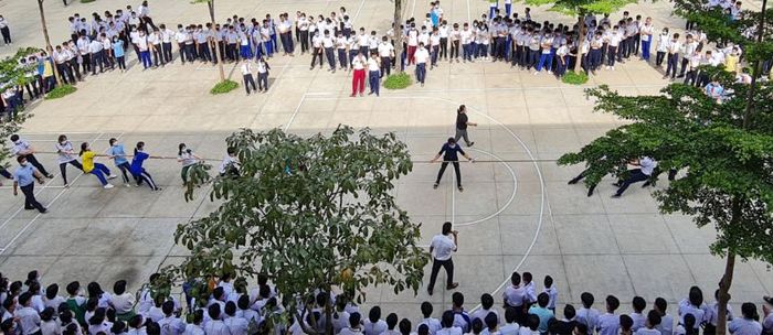Giờ học sôi nổi tại Trường TH-THCS-THPT Lê Thánh Tông