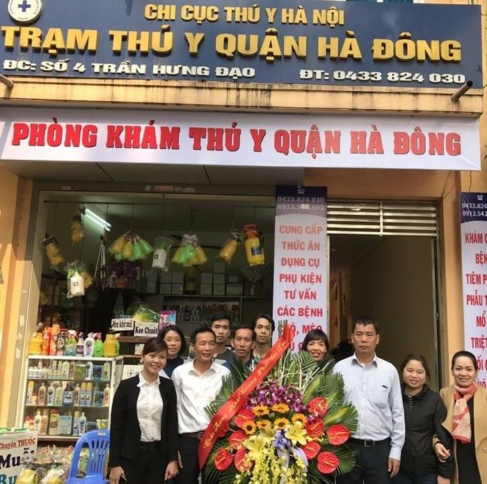 Không gian phòng khám hiện đại tại Trạm Thú Y Hà Đông
