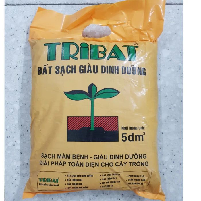 Hình ảnh minh họa đất sạch Tribat 5dm3