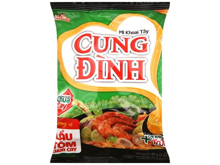 Hình ảnh mì khoai tây Cung Đình lẩu tôm chua cay - Tác phẩm nghệ thuật ẩm thực