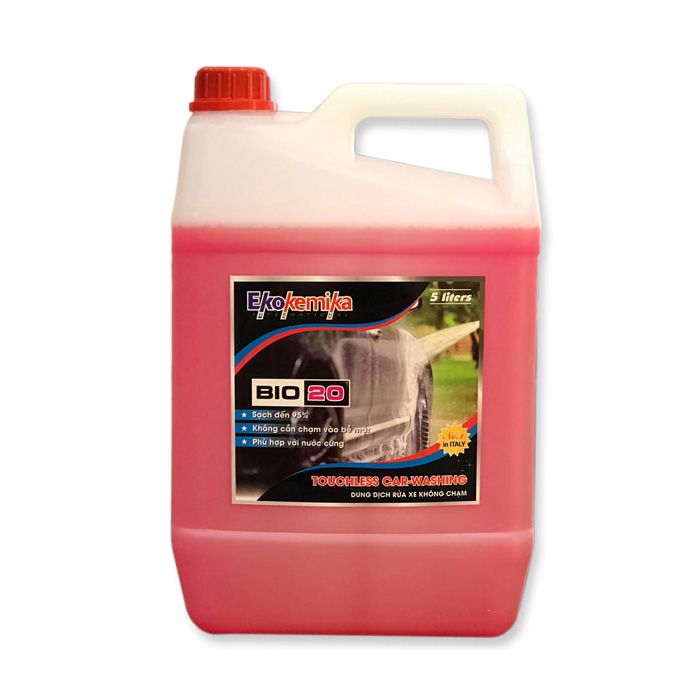 Hình ảnh minh họa quy trình rửa xe bằng BIO20