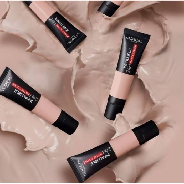 Kem Nền Kiềm Dầu, Lâu Trôi L'Oreal Infallible 24H Matte Cover Foundation SPF16 PA+++ hình ảnh 1