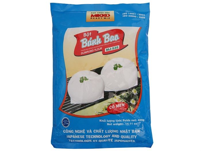 Hình ảnh minh họa thành phẩm bánh bao từ bột Mikko
