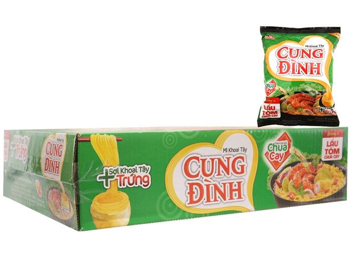 Ảnh chân thực - Mì khoai tây Cung Đình lẩu tôm chua cay đậm chất nghệ thuật ẩm thực