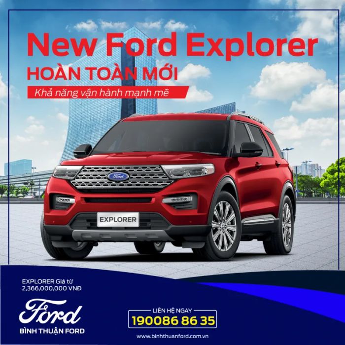 Không gian trưng bày đẳng cấp tại Bình Thuận Ford