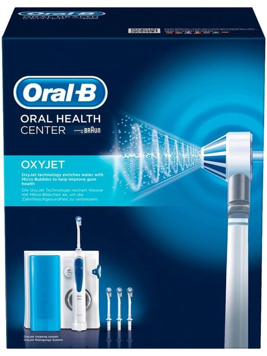 Hình ảnh thực tế máy tăm nước Braun Oral-B OxyJet MD15 - Thiết kế tinh tế cùng công nghệ vượt trội từ thương hiệu Đức nổi tiếng.