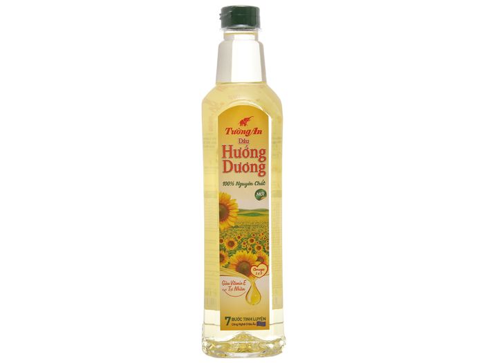 Hình ảnh bao bì dầu hướng dương Tường An cao cấp