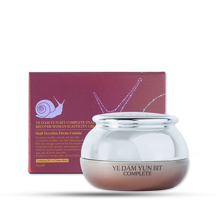 Ảnh minh họa hiệu quả kem dưỡng Yedam Yun Bit Complete Snail