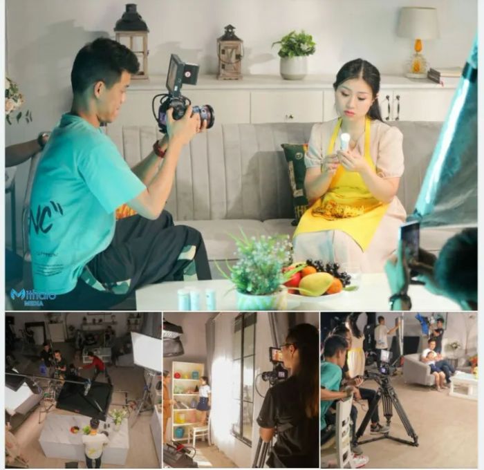Hình ảnh sản xuất TVC chuyên nghiệp từ Mithalo Media