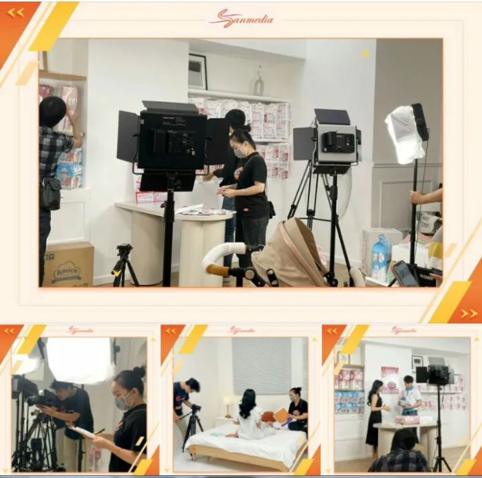 Hình ảnh sản xuất TVC chuyên nghiệp từ SanMedia