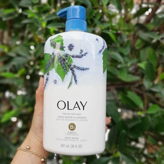 Hình ảnh Sữa Tắm OLAY Bạch Dương & Oải Hương (Ảnh 2)