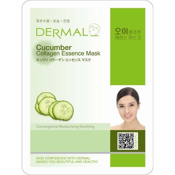 Mặt Nạ Dưa Leo Dermal Collagen Essence - Ảnh minh họa 2 - Làn da căng mịn tức thì