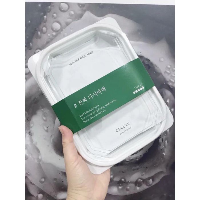 Mặt nạ tảo biển tươi CELLBN CELLXV Real Kelp Facial Mask Hàn Quốc ảnh 2