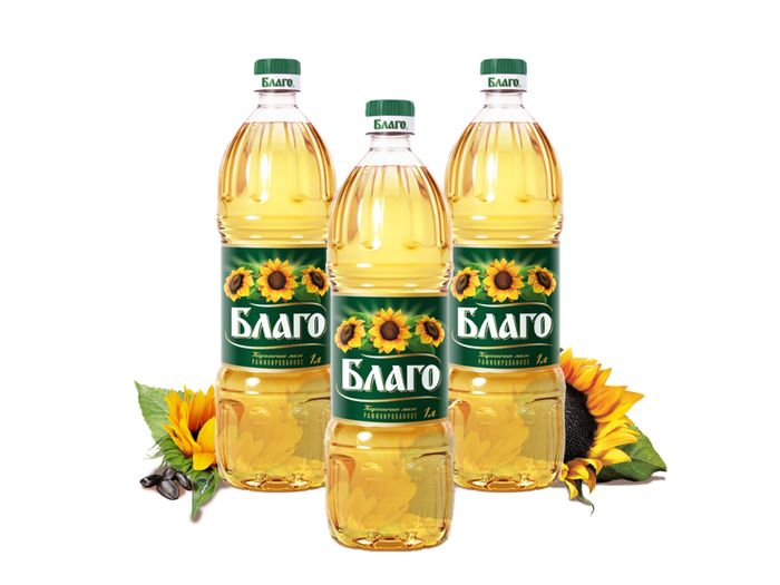 Hình ảnh chân thực dầu hướng dương Blago cao cấp