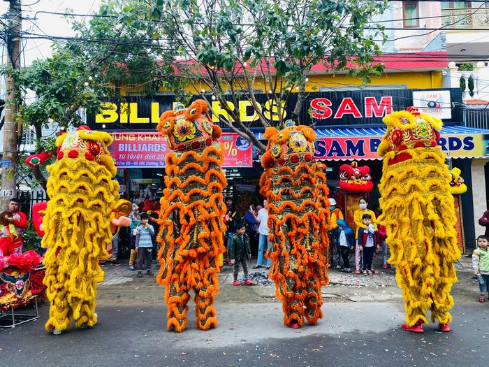 Khoảnh khắc ấn tượng: Đoàn Nghệ Thuật Lân Sư Rồng Triệu Đà trong màn trình diễn rực rỡ sắc màu