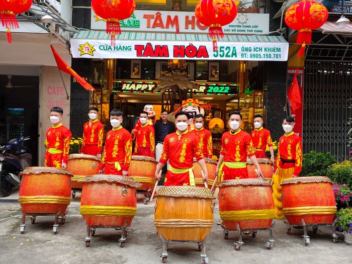 Khoảnh khắc ấn tượng: Đội Lân Sư Rồng Vương Anh Đường trong màn biểu diễn rực lửa