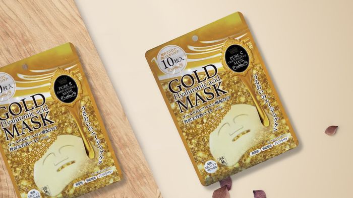 Mặt Nạ Vàng Dưỡng Da Japan Gals Gold Hyaluronic Acid Hình Ảnh 2